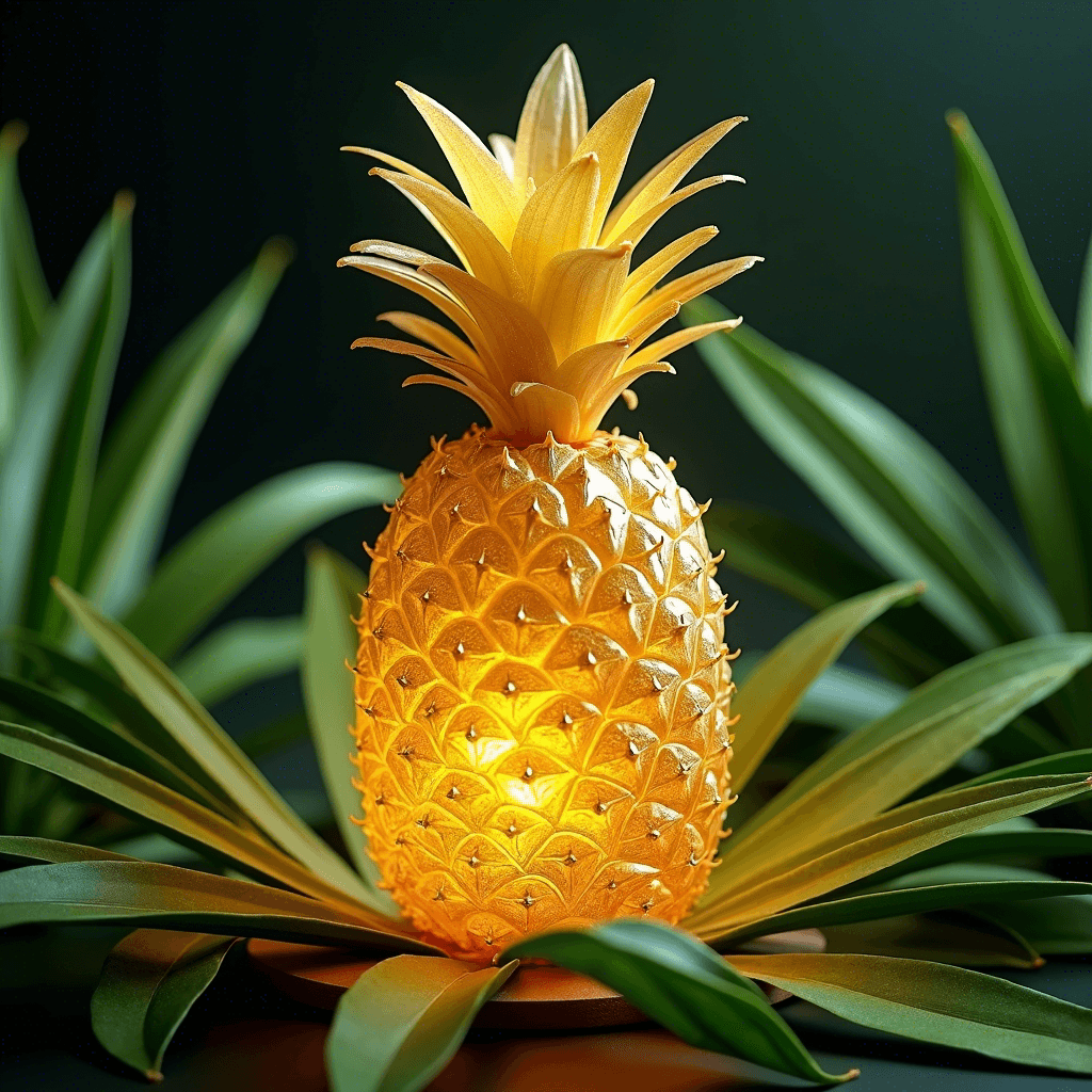 Crystal Pineapple Cutting